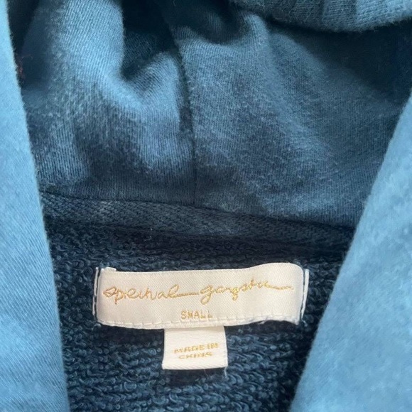 SPIRITUAL GANGSTER Tie-Dye Raglan Hoodie Sweatshirt - Picture 14 of 14